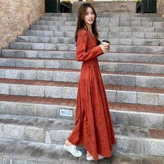 2025 New Tall Spring and Autumn Extra Long Dresses