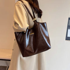 New fashion retro commuter tote bag senior sense handbag shoulder bag