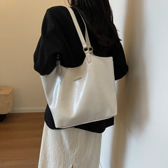 New fashion retro commuter tote bag senior sense handbag shoulder bag