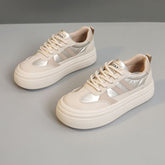 Spring and Autumn thin bottom heightening casual wearable Korean plate shoes