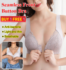 Front closure seamless lace bra(buy 1 get 1 free)