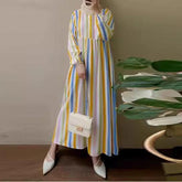 (25% Off Any Two Items)New Casual Long Sleeve Loose Vest Dresses