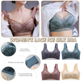 MJAAโข-Women's lace ice silk bra (Buy 1 get 1 free)