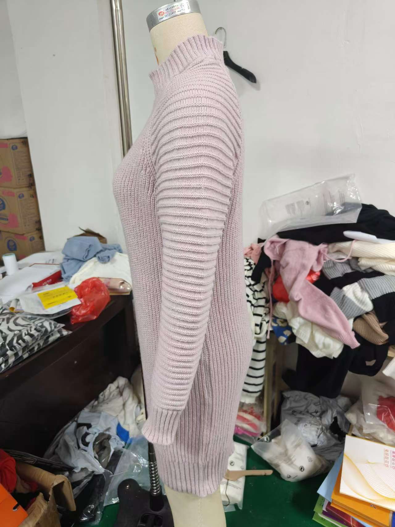 Turtleneck Sweater Women Long Sleeve Knit Sweater Dresses