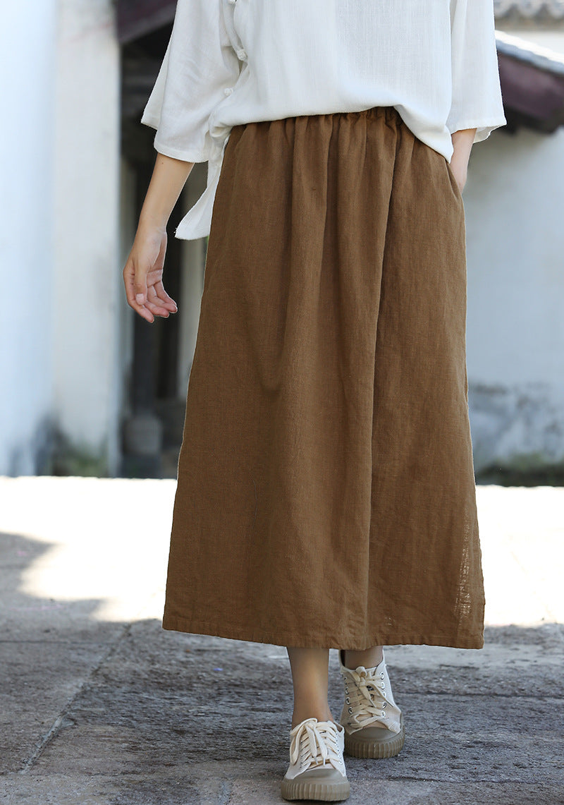 Linen Design Half Body Skirt Vintage Set (available separately, 25% off two)