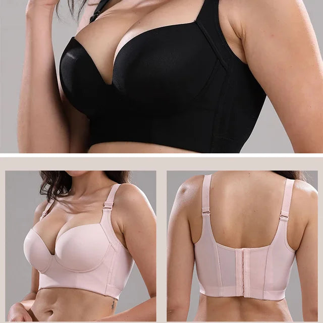 【Buy one, get one free】Thin style plus size no wire bra for beautiful back