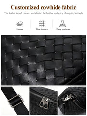 Fashionable Weaving Large Capacity Shell Bag