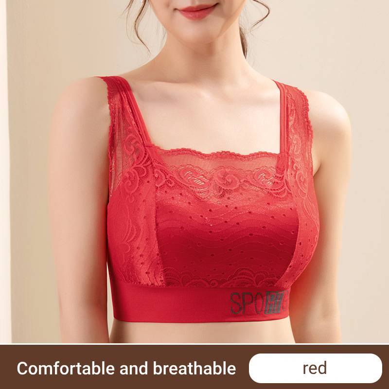 【Buy one, get one free】 U-shaped lace seamless back bra