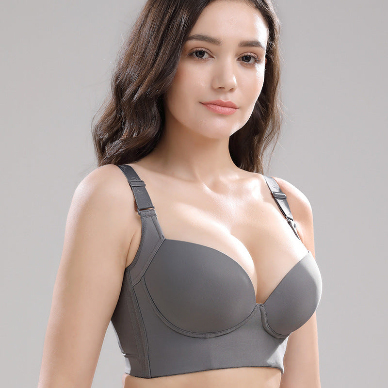 【Buy one, get one free】Thin style plus size no wire bra for beautiful back