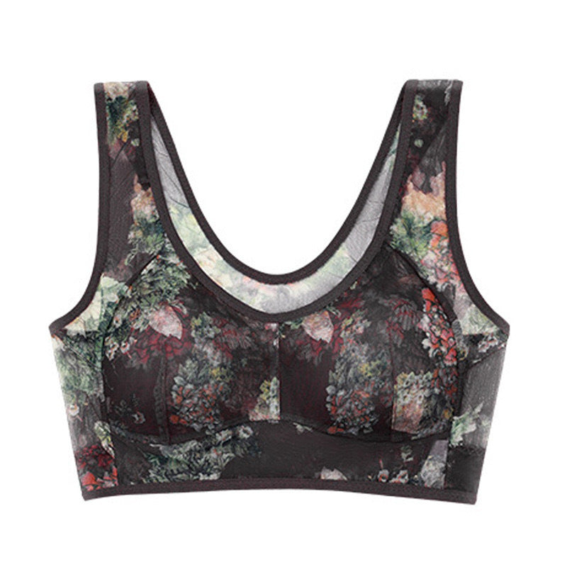 【Buy One Get One Free】 Tank Top Printed Seamless Sports Bra