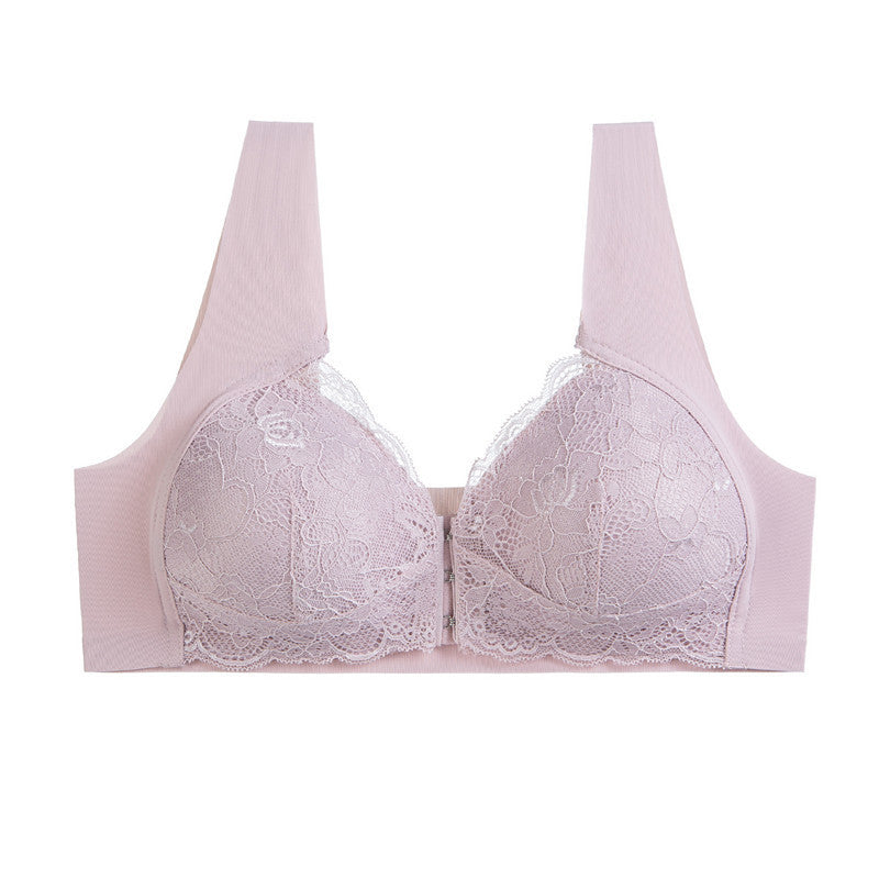 Front closure seamless lace bra(buy 1 get 1 free）