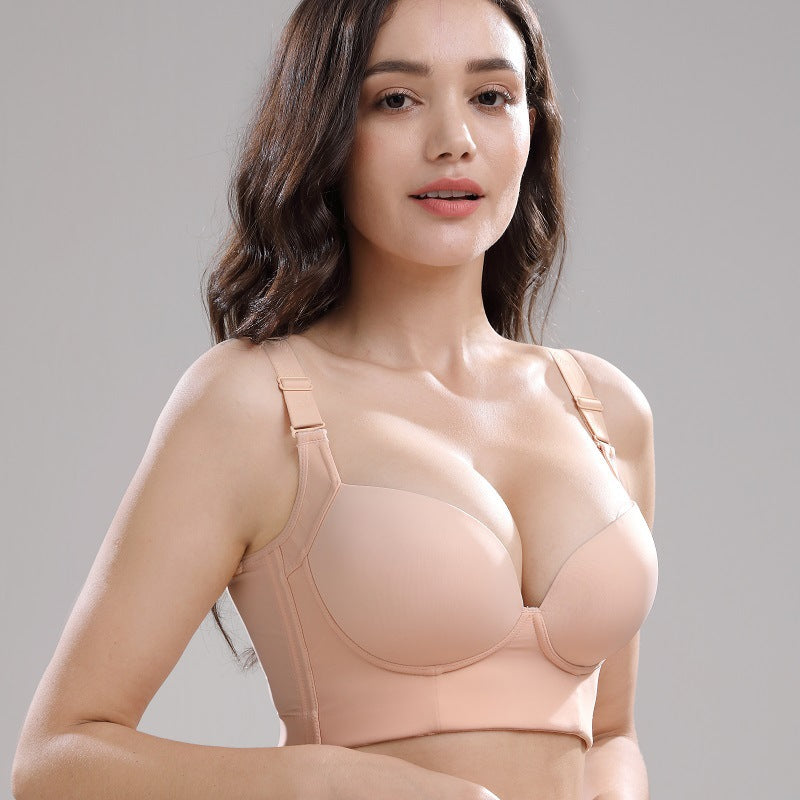 【Buy one, get one free】Thin style plus size no wire bra for beautiful back