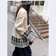 Sweater Women Autumn and Winter Thickened Loose Lazy Wind Knit Top