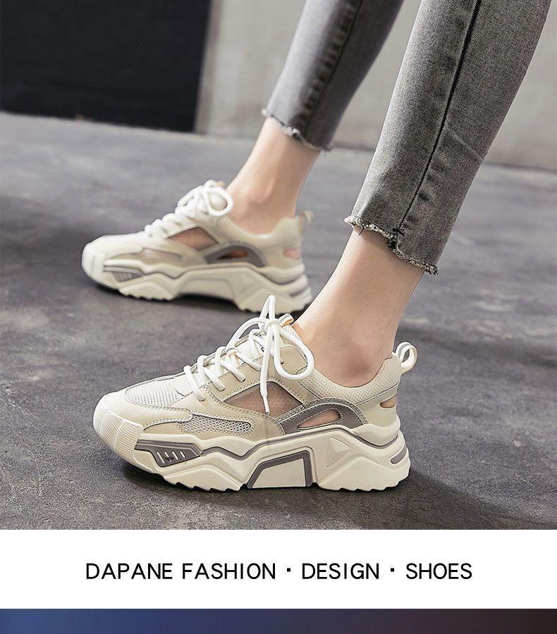 (Any two pieces 30% off) 2024 summer thin section hollow out breathable pops shoes package head sandals heightening thick bottom mesh women's shoes