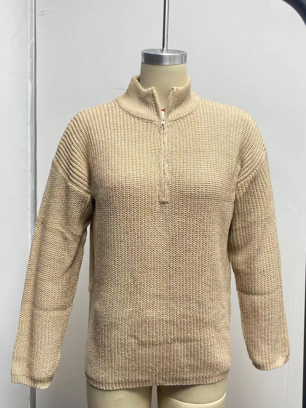 New women's high neck pullover knit fall versatile sweater women's models