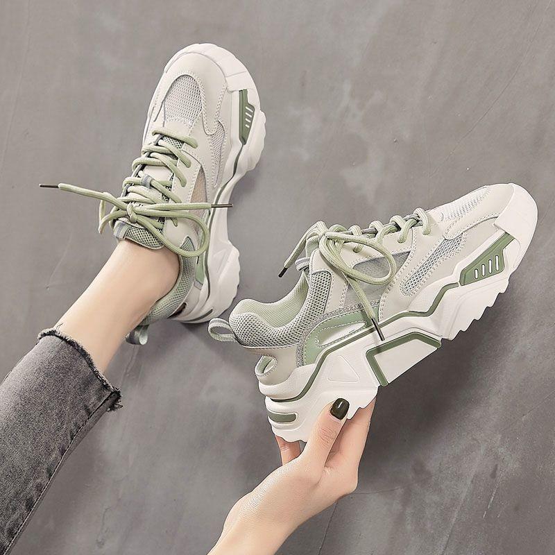 (Any two pieces 30% off) 2024 summer thin section hollow out breathable pops shoes package head sandals heightening thick bottom mesh women's shoes