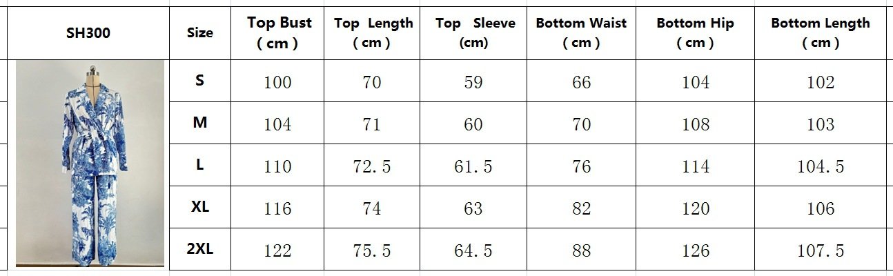 （30% Off Any Two Items） Digital Printing Long Sleeve Loose Tie Fashion Casual Two Piece Suit