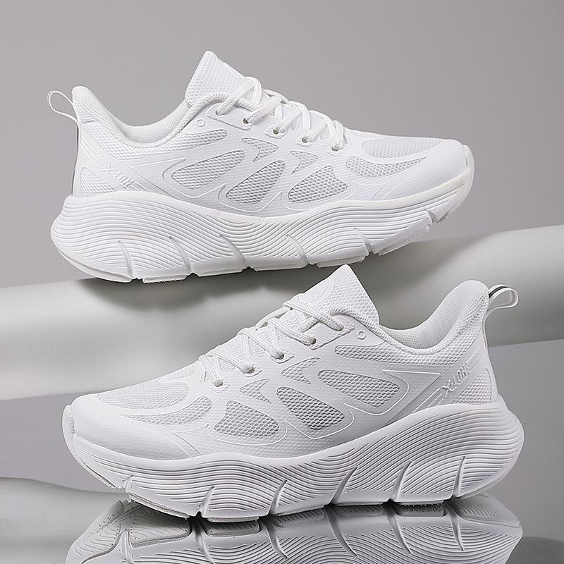 Running shoes couple models spring and summer professional marathon lightweight shock-absorbing running shoes women's sports shoes ultra-light casual men's shoes