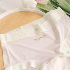 Women's Thin Seamless Girls Cool Feeling Breathable Panties Female