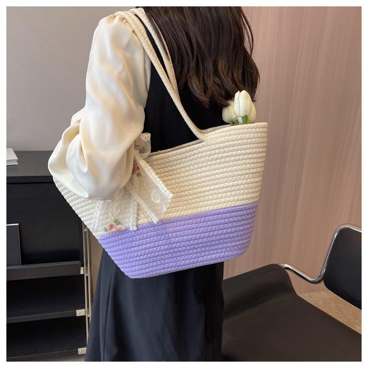 2024 New Arrival Fashionable All-Match Crossbody Bag Women's Instagram Style Shoulder Tote Beach Bag For Women