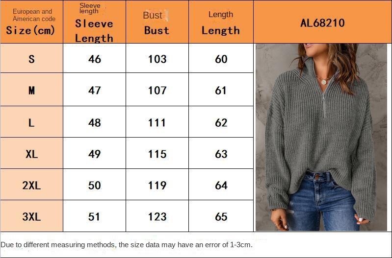 New women's high neck pullover knit fall versatile sweater women's models