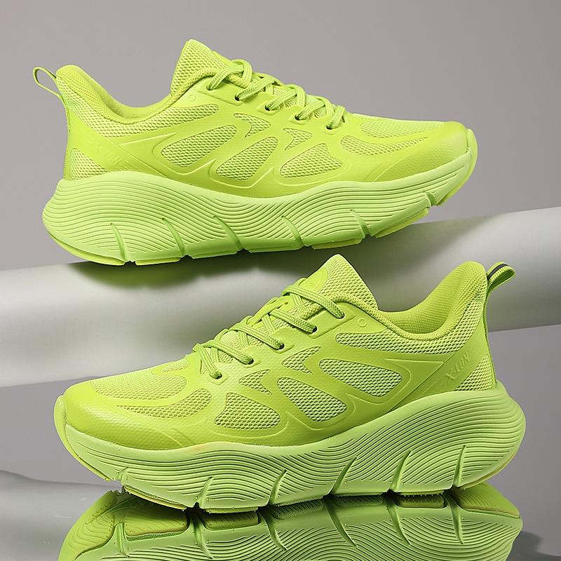 Running shoes couple models spring and summer professional marathon lightweight shock-absorbing running shoes women's sports shoes ultra-light casual men's shoes