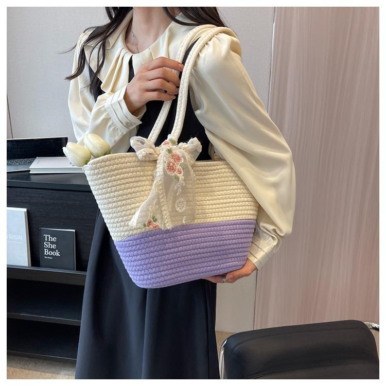 2024 New Arrival Fashionable All-Match Crossbody Bag Women's Instagram Style Shoulder Tote Beach Bag For Women