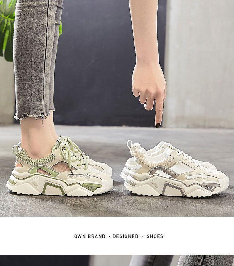 (Any two pieces 30% off) 2024 summer thin section hollow out breathable pops shoes package head sandals heightening thick bottom mesh women's shoes