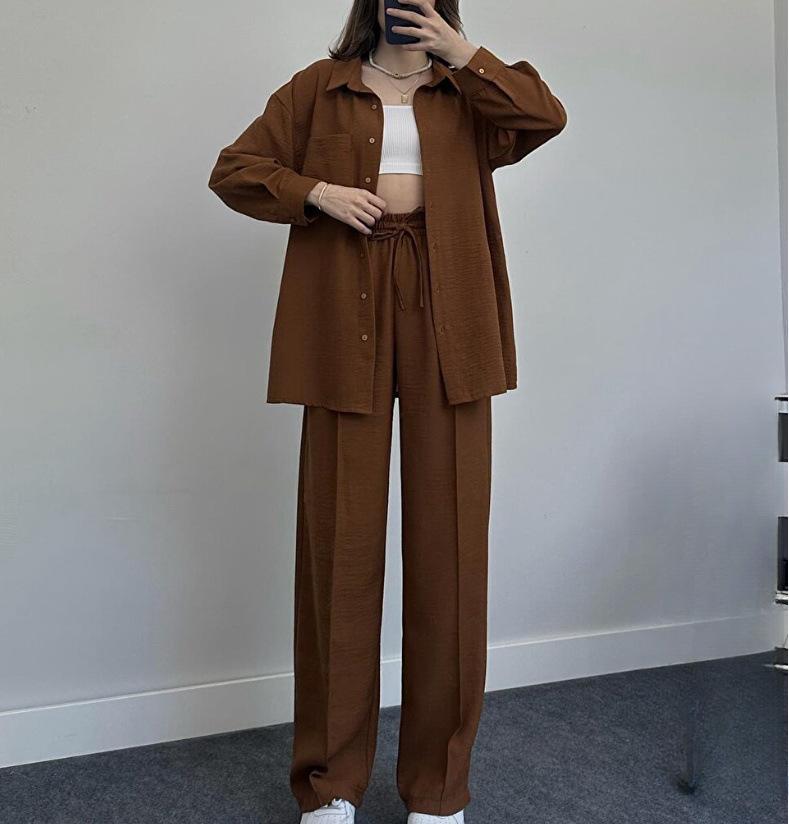 (25% off any two items)2024 Hot Casual Shirt Suit Women Spring And Autumn  Women Loose Fashion Casual