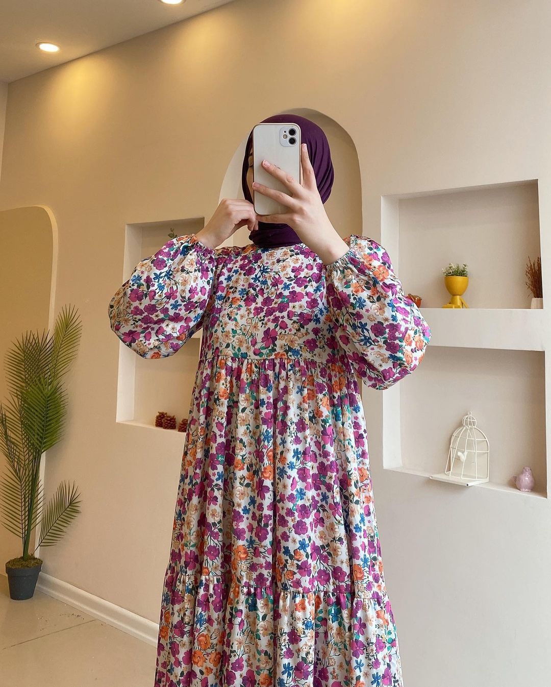 （30% off any two items）Women's 2024 New Printed Muslim Dubai Robe Dress