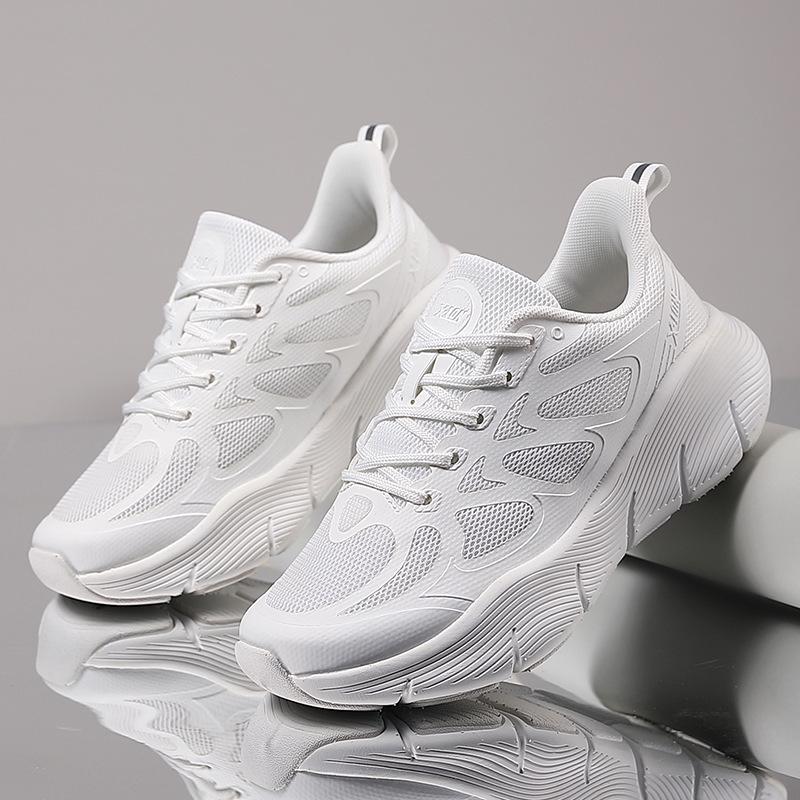 Running shoes couple models spring and summer professional marathon lightweight shock-absorbing running shoes women's sports shoes ultra-light casual men's shoes