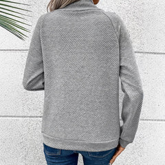 Fall and winter new explosion high neck long sleeve tops casual sweater